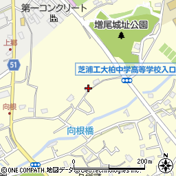 千葉県柏市増尾1236周辺の地図