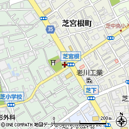 埼玉県川口市芝5376周辺の地図