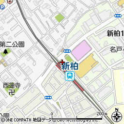 デイリーヤマザキ新柏駅前店周辺の地図