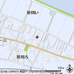 千葉県香取郡東庄町笹川い4718-16周辺の地図
