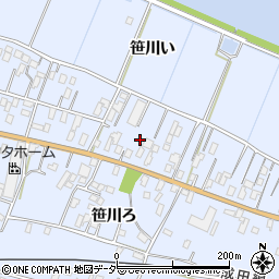 千葉県香取郡東庄町笹川い4718-13周辺の地図
