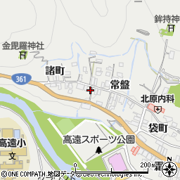 長野県伊那市高遠町西高遠諸町191周辺の地図