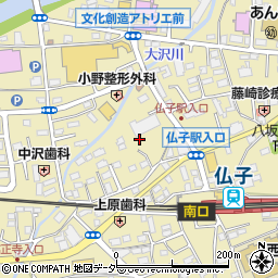 埼玉県入間市仏子906周辺の地図
