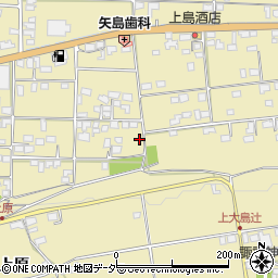 長野県伊那市美篶上原周辺の地図