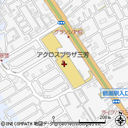 メガネフラワー三芳店周辺の地図