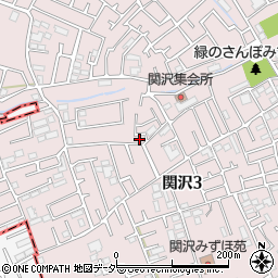 埼玉県富士見市関沢3丁目35-10周辺の地図