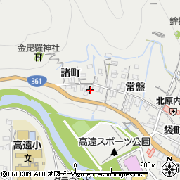 長野県伊那市高遠町西高遠諸町184周辺の地図