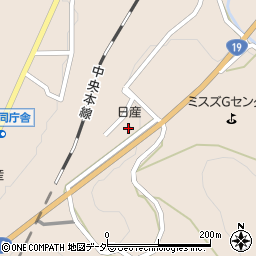 長野日産木曽店周辺の地図