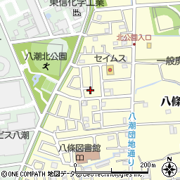 埼玉県八潮市八條2500-45周辺の地図