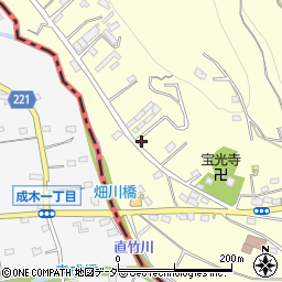 埼玉県飯能市上畑233周辺の地図