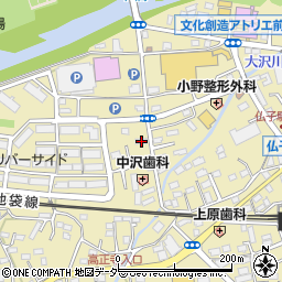 埼玉県入間市仏子669周辺の地図