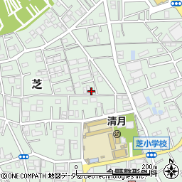 埼玉県川口市芝4845周辺の地図