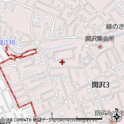 埼玉県富士見市関沢3丁目35-32周辺の地図