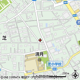 埼玉県川口市芝4829周辺の地図