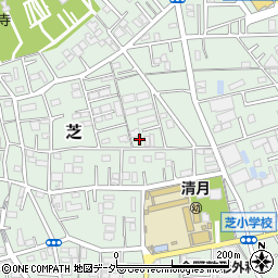 埼玉県川口市芝4849周辺の地図