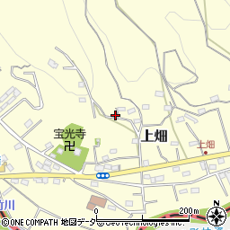 埼玉県飯能市上畑91周辺の地図