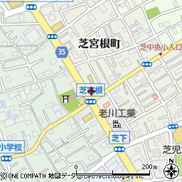 すき家川口芝店周辺の地図