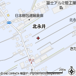 埼玉県入間郡三芳町北永井周辺の地図