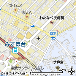 埼玉県富士見市東みずほ台1丁目4周辺の地図