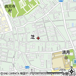 埼玉県川口市芝4884周辺の地図