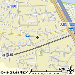埼玉県入間市仏子1222周辺の地図
