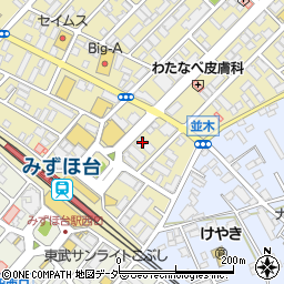 埼玉県富士見市東みずほ台1丁目4-3周辺の地図