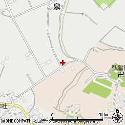千葉県柏市泉1294周辺の地図
