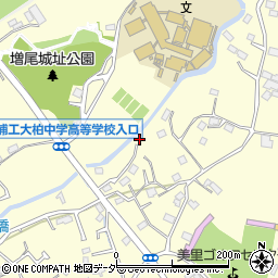 千葉県柏市増尾814-1周辺の地図