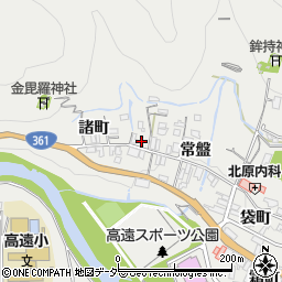 長野県伊那市高遠町西高遠諸町242-5周辺の地図
