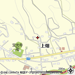埼玉県飯能市上畑93周辺の地図