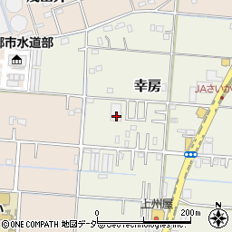 埼玉県三郷市幸房116周辺の地図