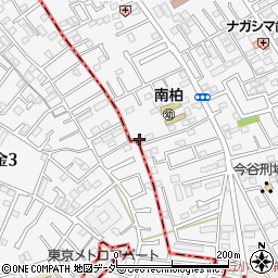 千葉県柏市今谷上町20-69周辺の地図