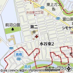 富士見市立水谷東公民館図書室周辺の地図