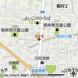 根岸橋周辺の地図