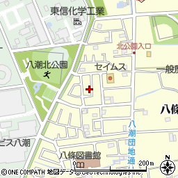 埼玉県八潮市八條2500-40周辺の地図