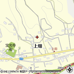 埼玉県飯能市上畑80周辺の地図