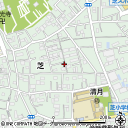 埼玉県川口市芝4881周辺の地図