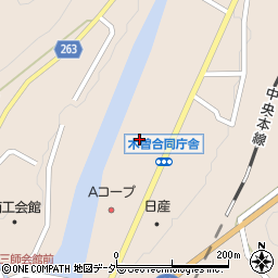 長野県土地改良事業団体連合会木曽事務所周辺の地図