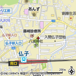 埼玉県入間市仏子939周辺の地図