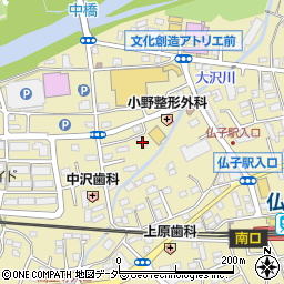 埼玉県入間市仏子818-3周辺の地図