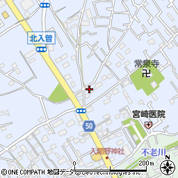 埼玉県狭山市北入曽297-1周辺の地図