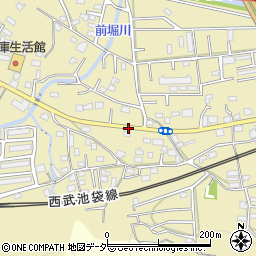 上広瀬公会堂入口周辺の地図