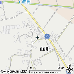 千葉県香取市山川142周辺の地図
