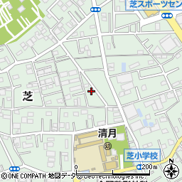 埼玉県川口市芝4841周辺の地図