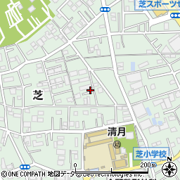 埼玉県川口市芝4850周辺の地図