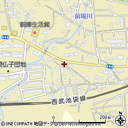 埼玉県入間市仏子1185周辺の地図