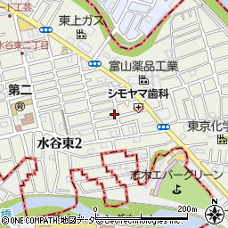 埼玉県富士見市水谷東2丁目49-7周辺の地図