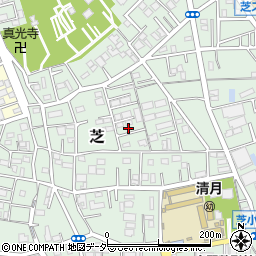 埼玉県川口市芝4879周辺の地図