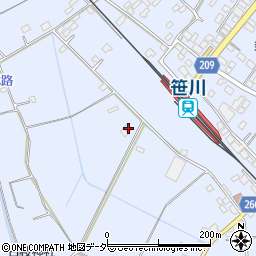千葉県香取郡東庄町笹川い162周辺の地図