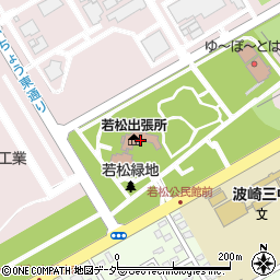 神栖市役所　ゆーぽーとはさき周辺の地図